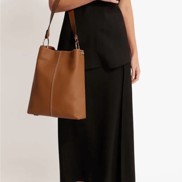 Strathberry Tan Leather Large Lana Shoulder Bag - Picture 4 of 17